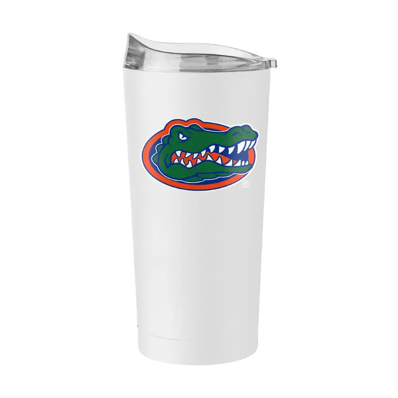 Florida 20oz White Flipside Powder Coat Tumbler