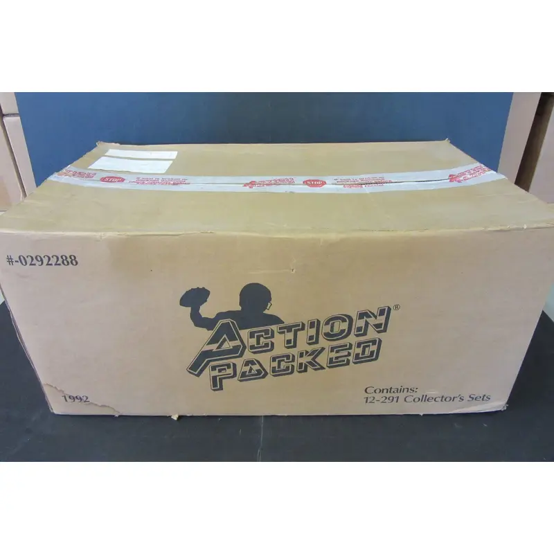 1992 Action Packed Football Factory Set Case (12 Sets) (0292288)