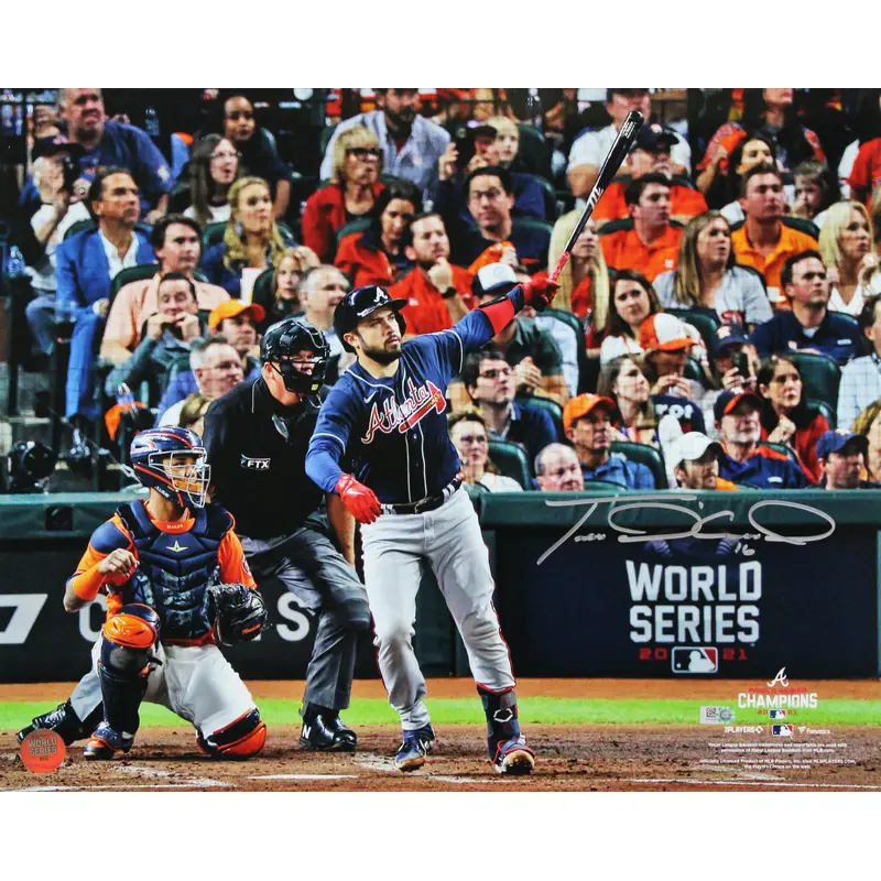 Braves Travis D'Arnaud Authentic Signed 16x20 Horizontal Photo Autographed MLB