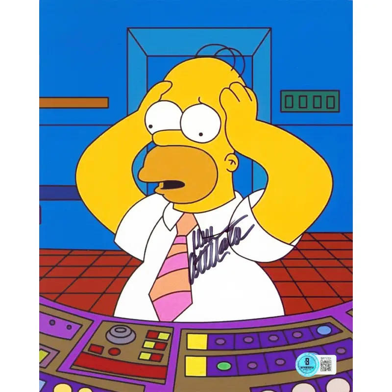 Dan Castellaneta The Simpsons Authentic Signed 8x10 Vertical Work Photo BAS
