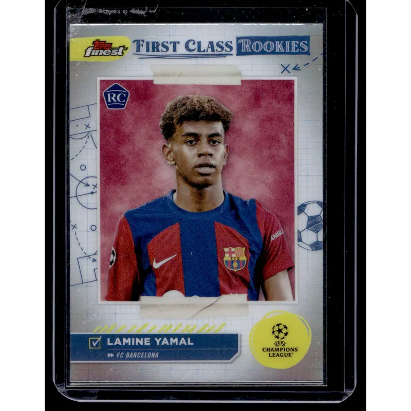 2023-24 Topps Finest UEFA Club Competitions - First Class Rookies - Lamine Yamal #FR-1