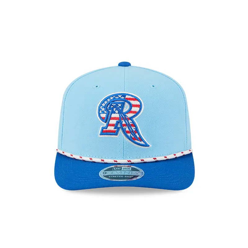 Rochester Red Wings 2025 Stars and Stripes Stretch Snap Cap