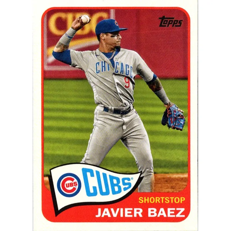 2021 Topps 1965 Redux Javier Baez #T65-12