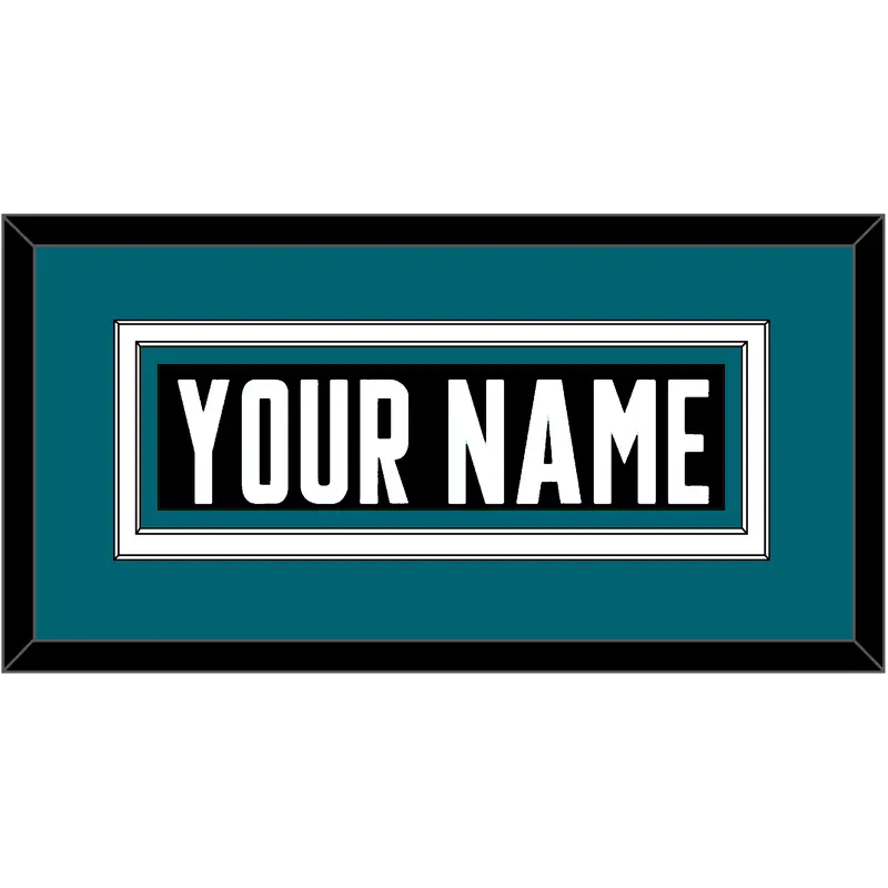 San Jose Nameplate - Alternate Black - Double Mat 3