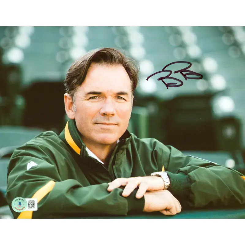Athletics Billy Beane Moneyball Authentic Signed 8x10 Photo BAS #BJ67550