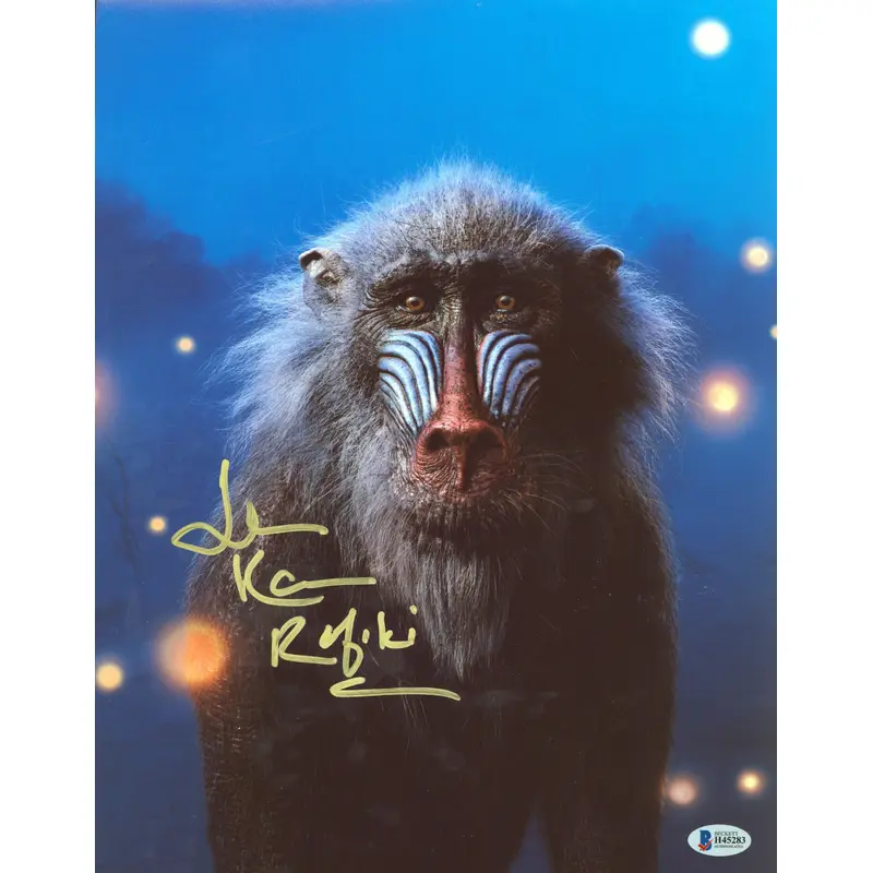 John Kani The Lion King "Rakiki" Authentic Signed 11x14 Photo BAS #H45283