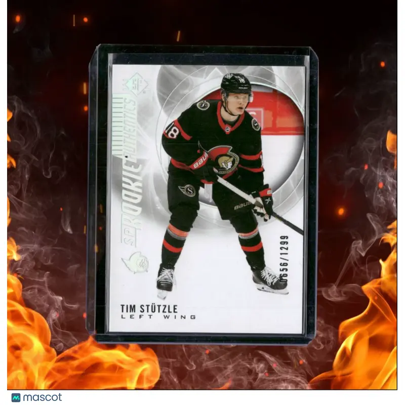 2020-21 Upper Deck SP Tim Stutzle Authentics Silver Rookie 0656/1299 #112