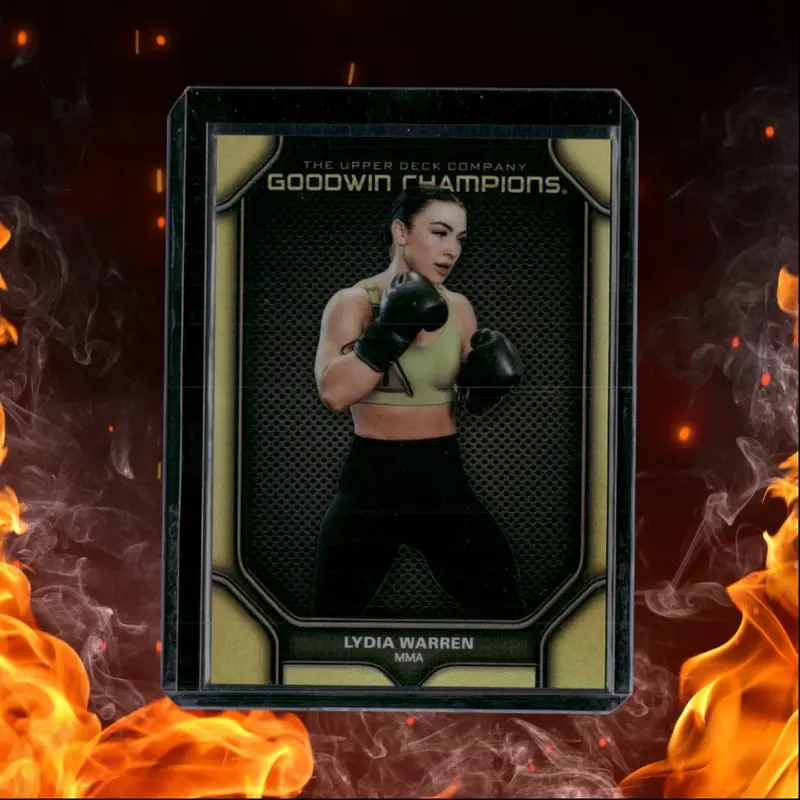 2024 Upper Deck Goodwin Champions Lydia Warren Portraits Black and Gold 35/50