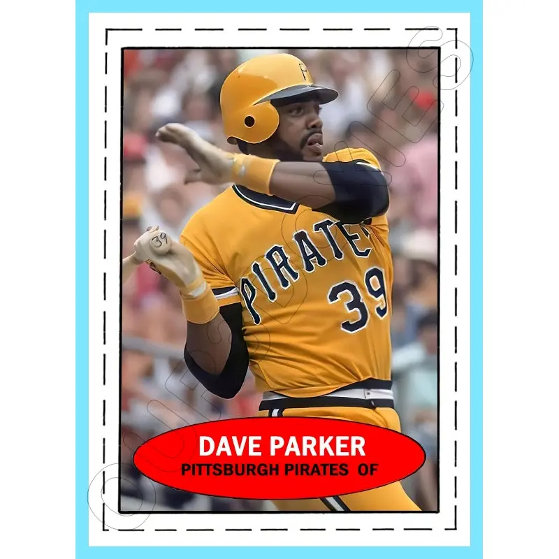 Dave Parker 1971 Bazooka Custom Card - 4676