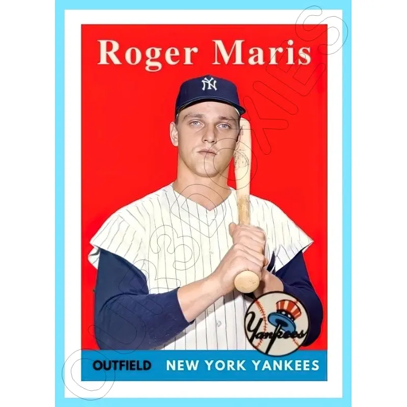 Roger Maris 1958 Topps Custom Card - 4134