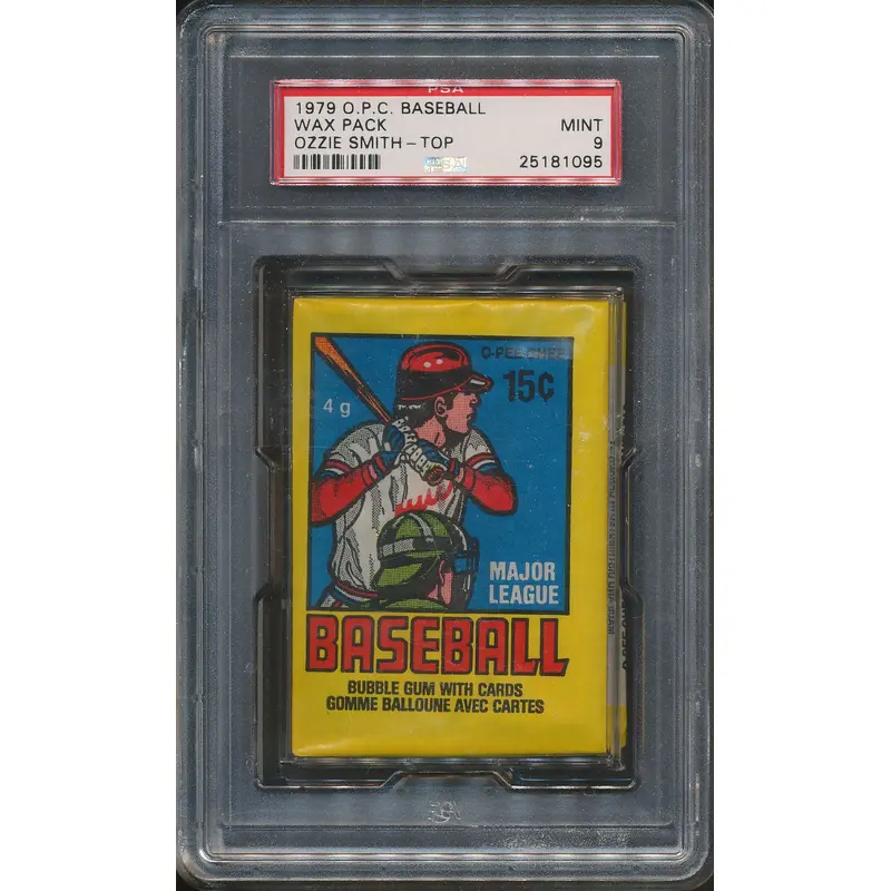 1979 OPC O-Pee-Chee Baseball Unopened Wax Pack PSA 8