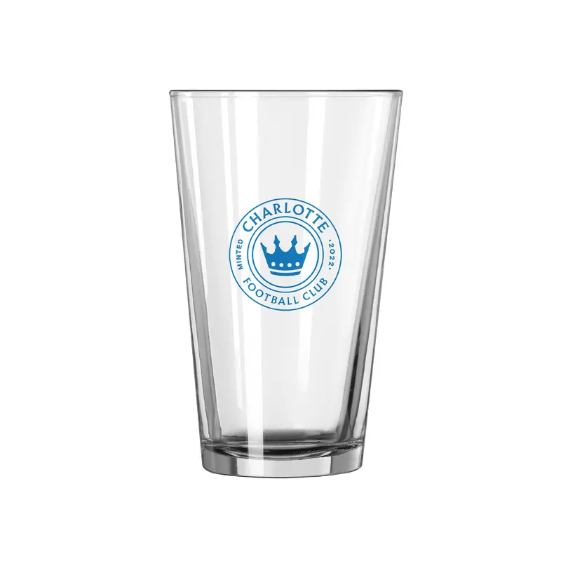 Charlotte FC 16oz Horizontal Secondary Gameday Pint Glass