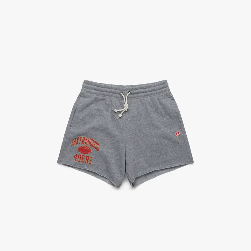 Women's San Francisco 49ers Gridiron Sweat Shorts