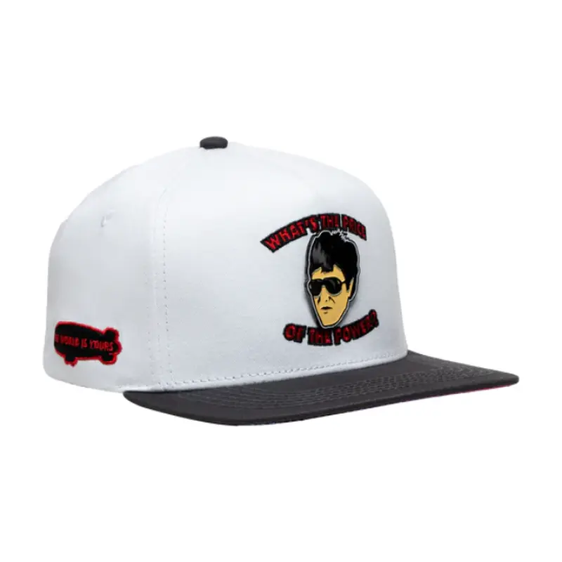 JC HATS WHITE SNAPBACK POWER PRICE 1398 WHT