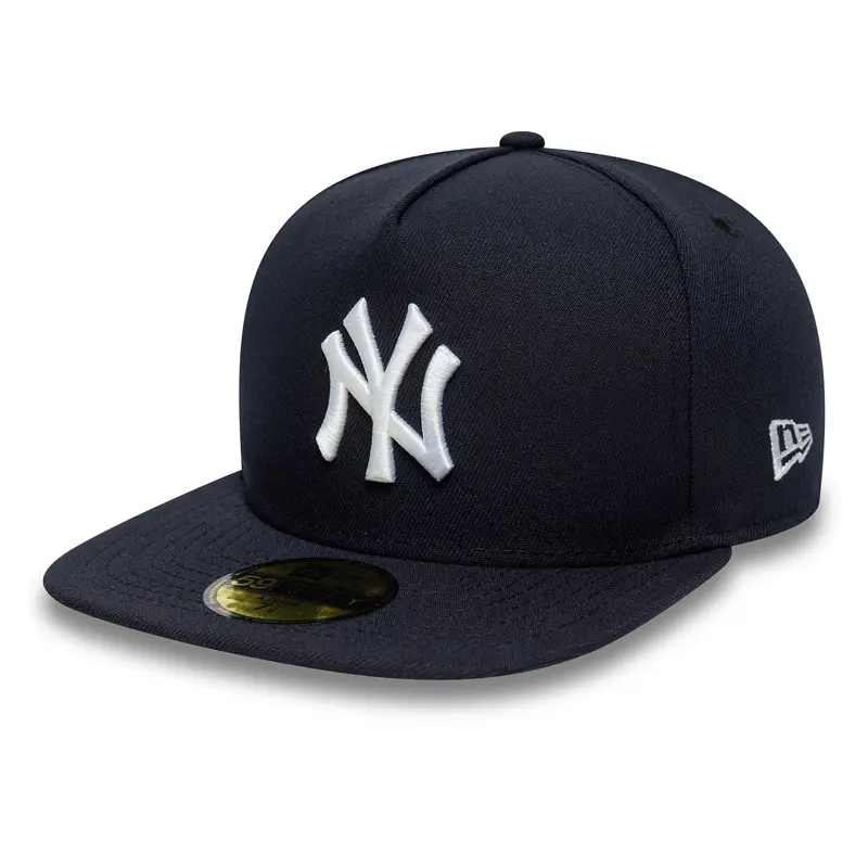 New York Yankees MLB Flat Navy 59FIFTY A-Frame Fitted Cap