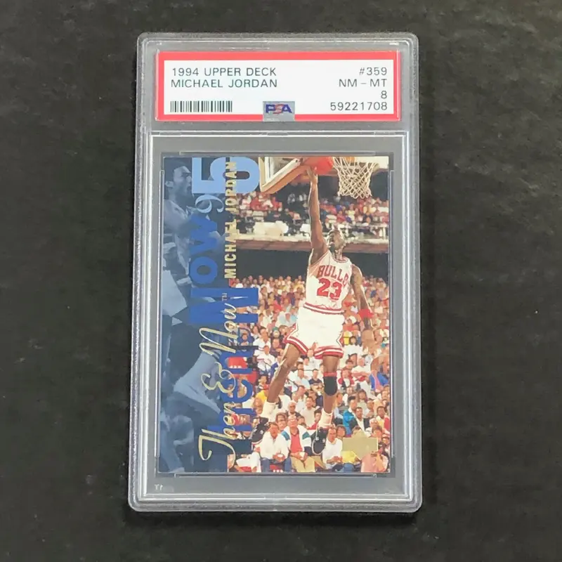 1994 Upper Deck #359 Michael Jordan PSA 8 NM-MT Bulls