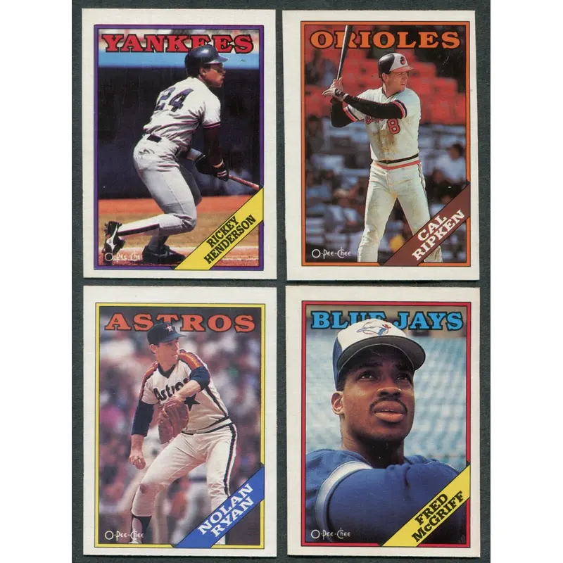 1988 OPC O-Pee-Chee Baseball Complete Set NM/MT (396) (24-474)