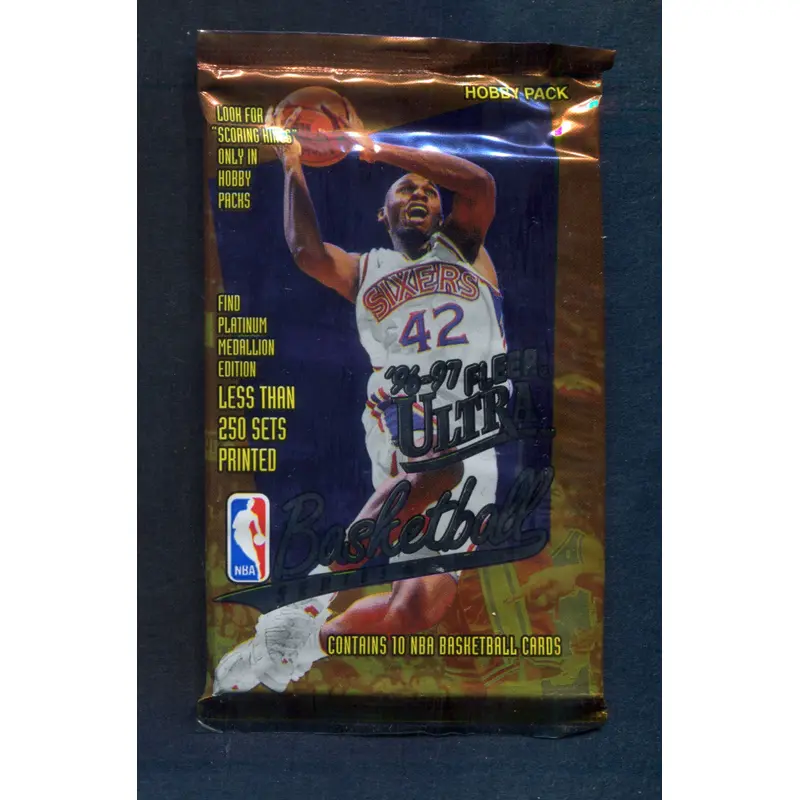 1996/97 Fleer Ultra Basketball Unopened Series 2 Pack (Hobby) (10)