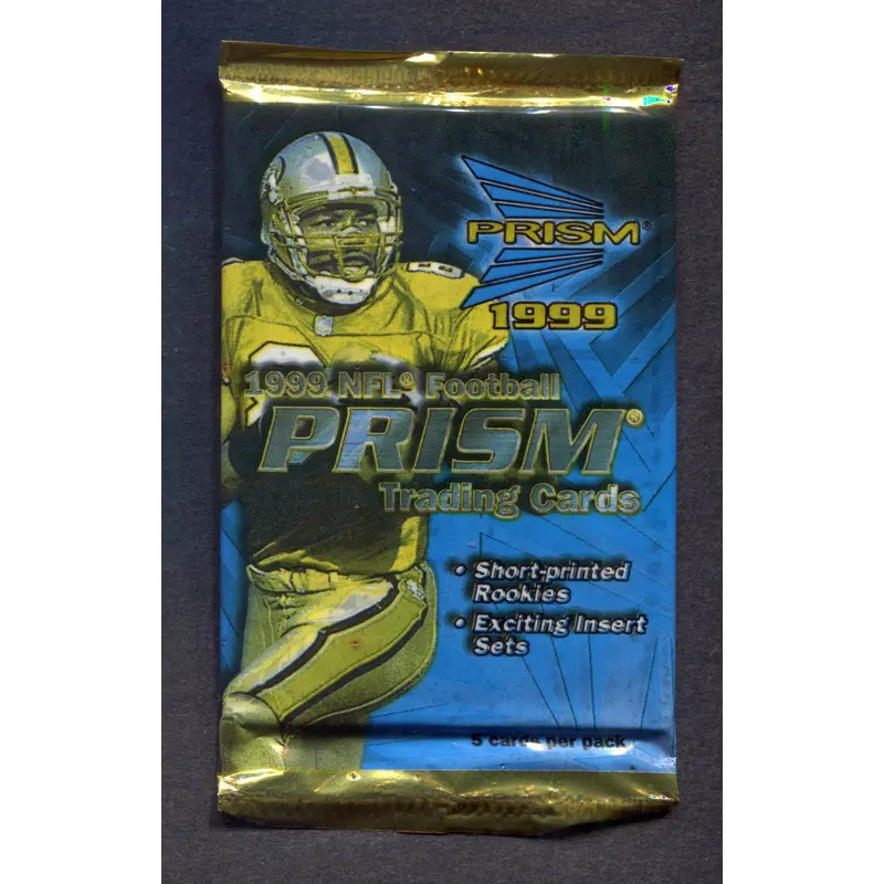 1999 Pacific Prism Football Unopened Pack (5)