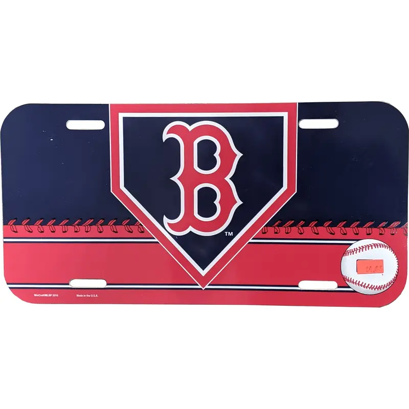 Boston Red Sox License Plate