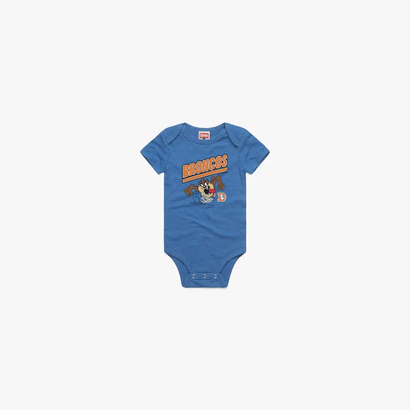 Looney Tunes Taz x Denver Broncos Baby One Piece