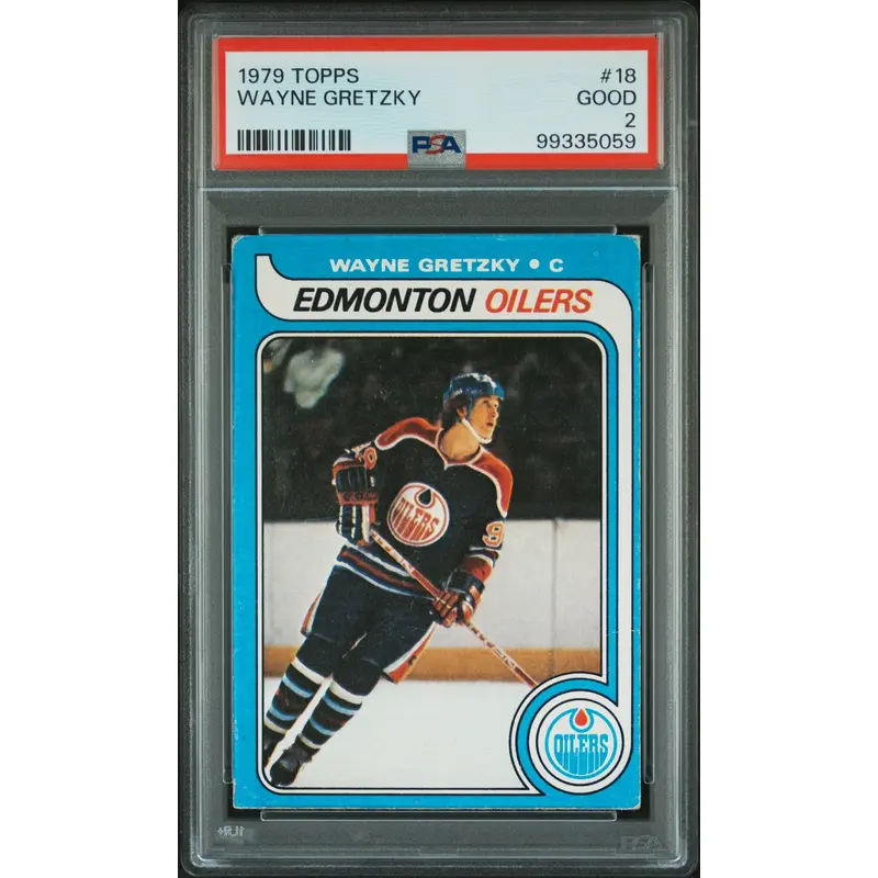 Wayne Gretzky 1979 Topps Rookie #18 PSA 2 Good 5059