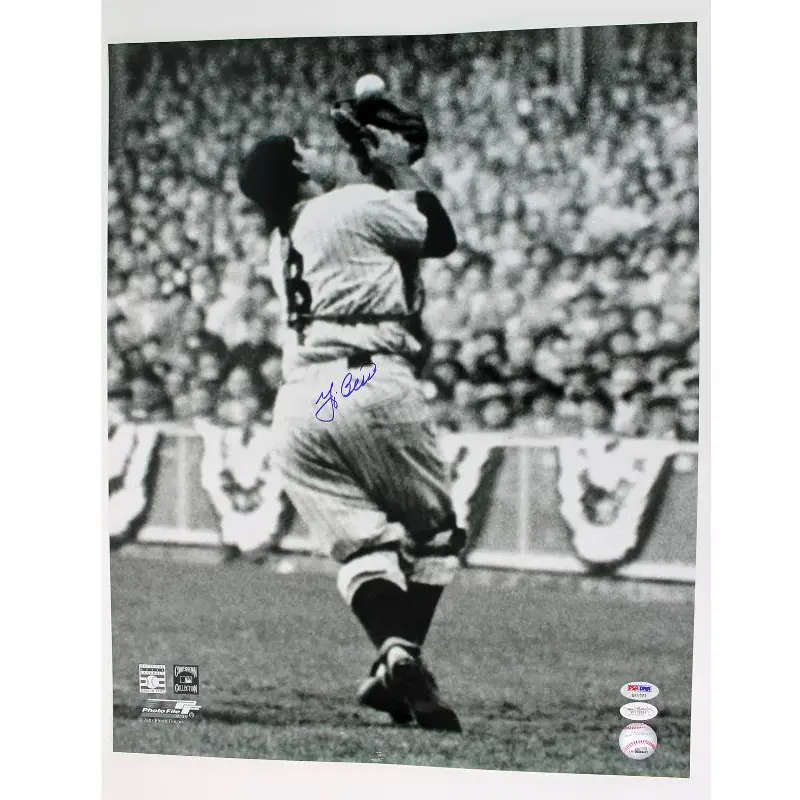 Yankees Yogi Berra Signed Authentic 16X20 Photo JSA #W119261 & PSA/DNA #Q11521