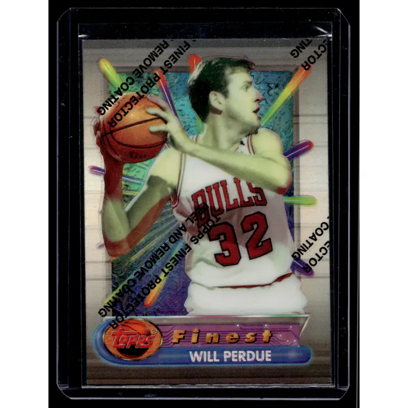1994-95 Topps Finest - Refractor - Will Perdue #138