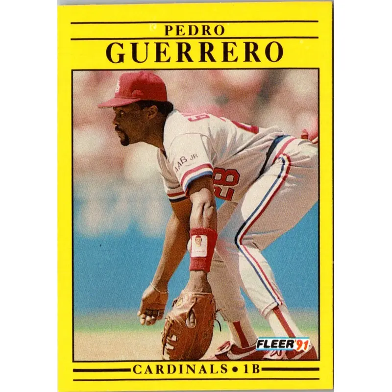 1991 Fleer Pedro Guerrero #634