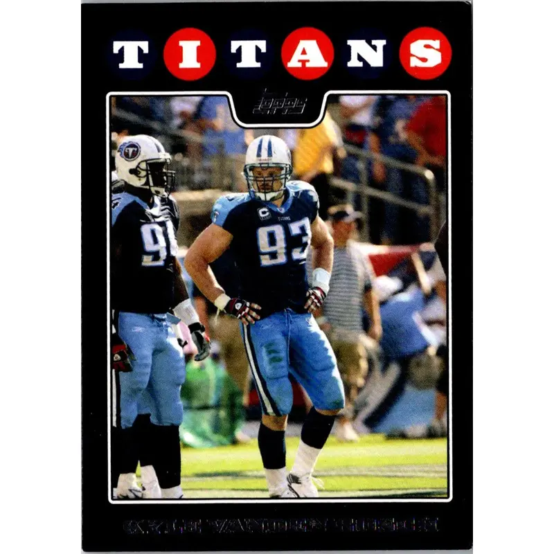 2008 Topps Tennessee Titans Kyle Vanden Bosch #TEN5