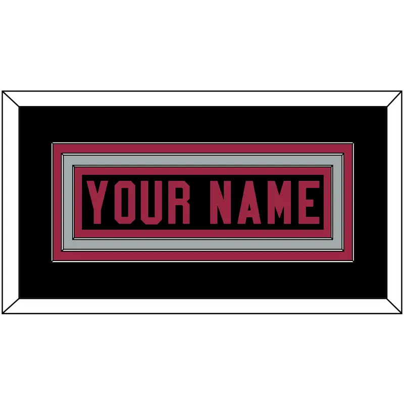 Arizona Nameplate - Alternate Black - Triple Mat 1
