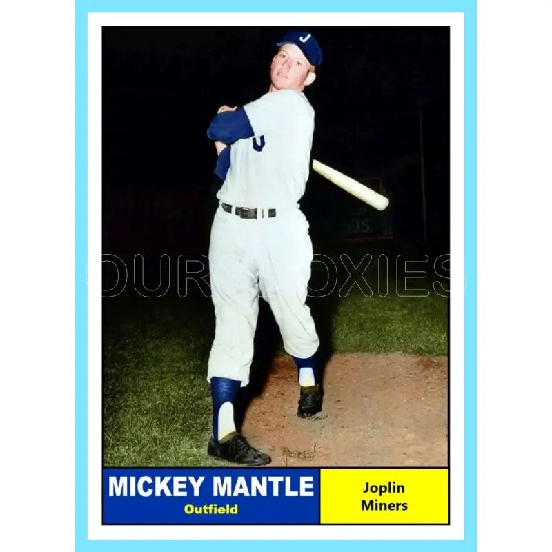 Mickey Mantle 1961 Topps Custom Card - 4267