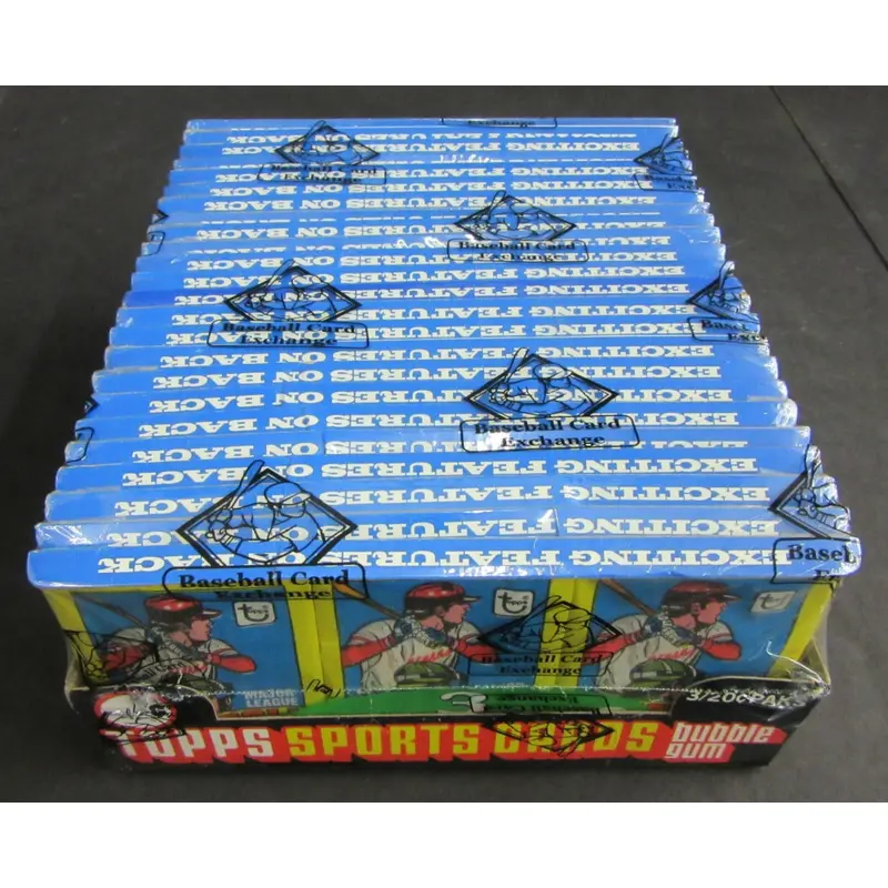 1979 Topps Baseball Unopened Wax Pack Tray Box (BBCE)