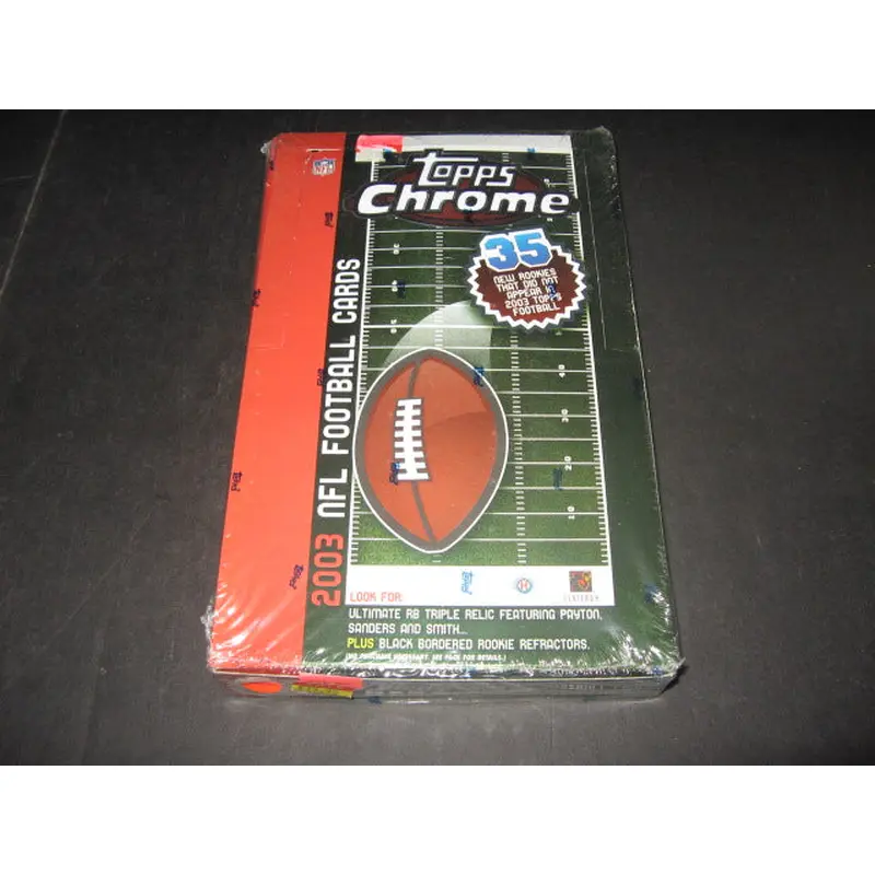 2003 Topps Chrome Football Box (Hobby)