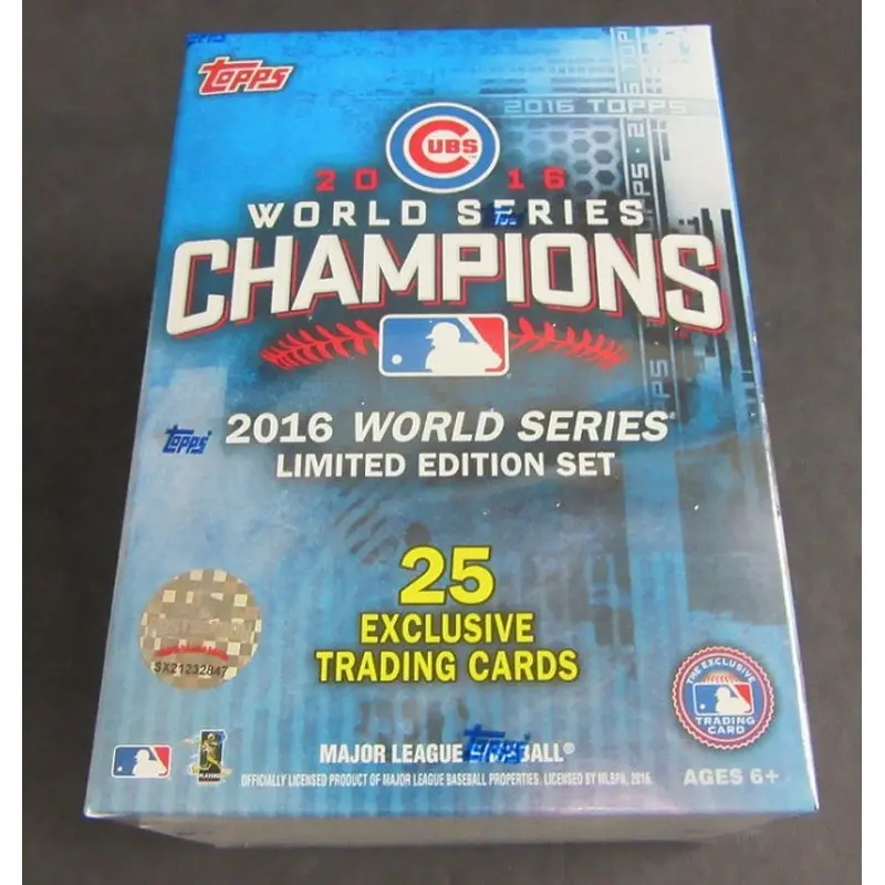 2016 Topps Baseball Chicago Cubs World Series Factory Set (25 cards)