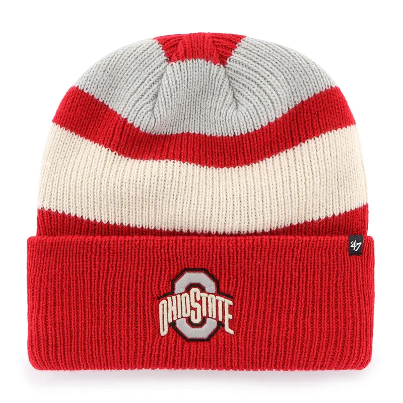 OHIO STATE BUCKEYES CLUBHOUSE JENNINGS '47 CUFF KNIT