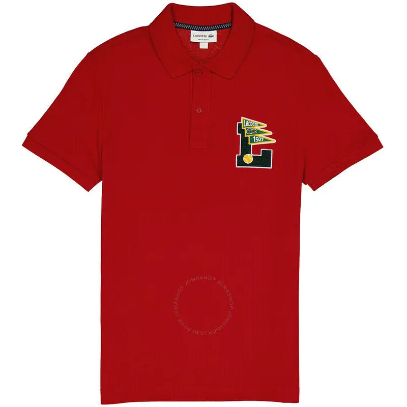 LACOSTE MENS RED LACOSTE POLO PH7730 5SX