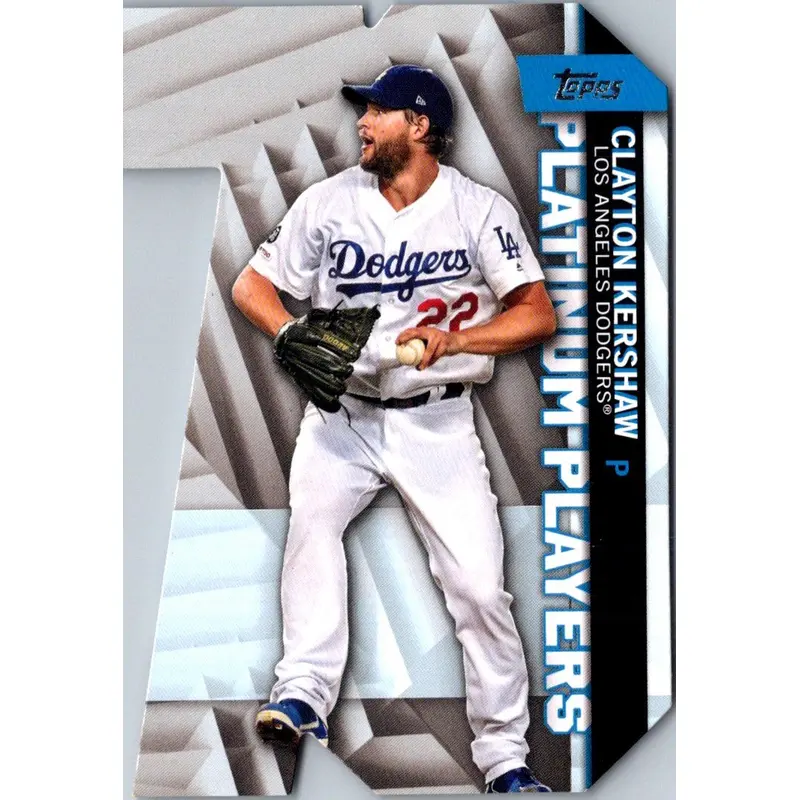 2021 Topps Platinum Players Die Cut Clayton Kershaw #PDC-9