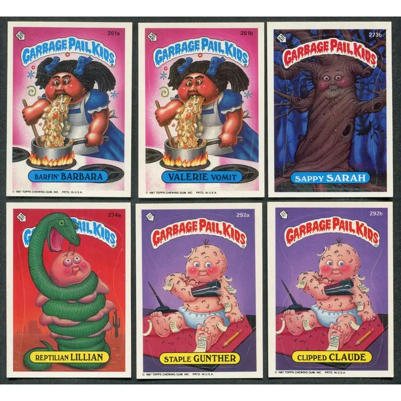 1987 Topps Garbage Pail Kids Series 7 Complete Set NM/MT (82)