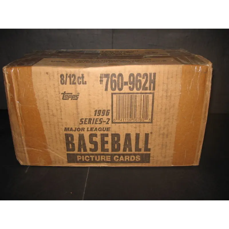 1996 Topps Baseball Series 2 Jumbo Case (Hobby) (8 Box)