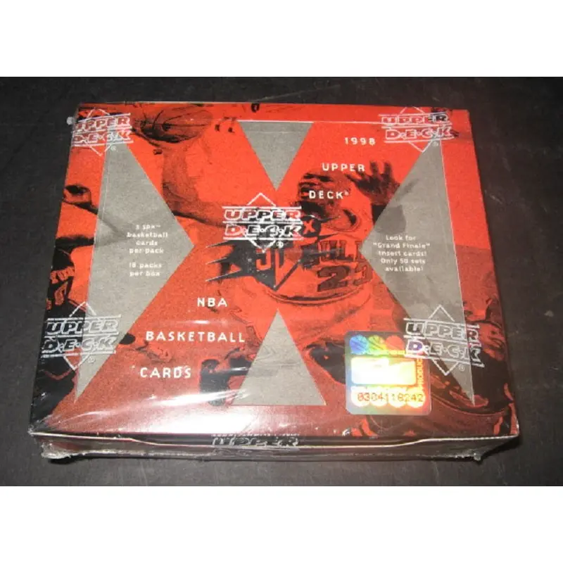 1997/98 1998 Upper Deck SPX Basketball Box (Red/Grey Box) (Hobby)