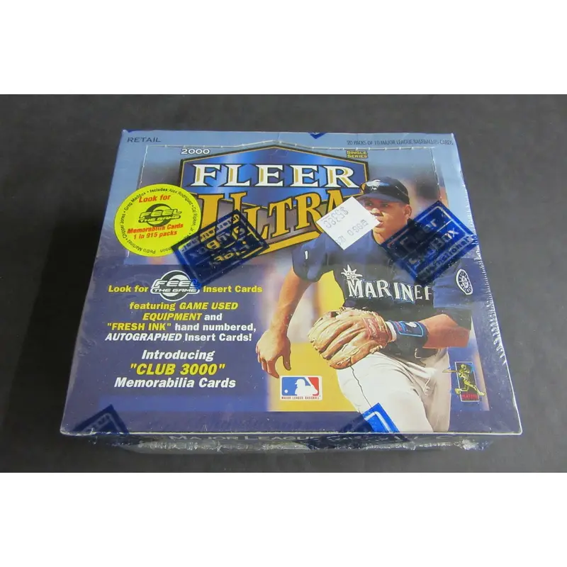 2000 Fleer Ultra Baseball Box (Retail)