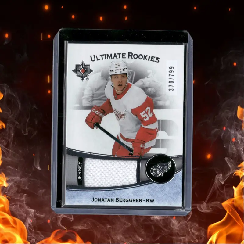 2022-23 Upper Deck Ultimate Jonatan Berggren Jersey Rookie 370/799 #129