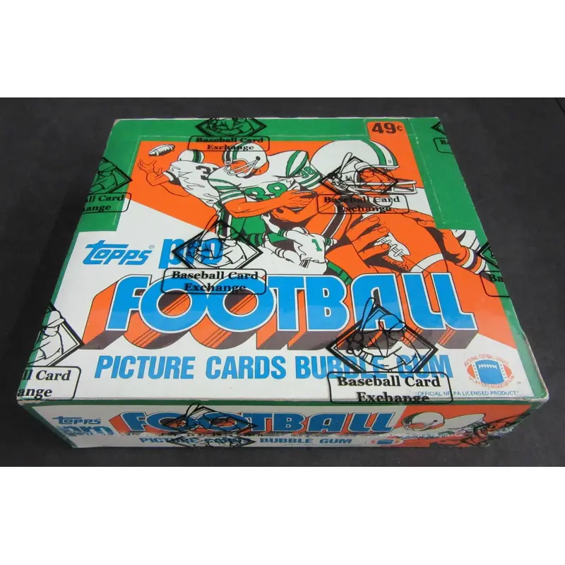 1982 Topps Football Unopened Cello Box (BBCE) (Non X-Out)