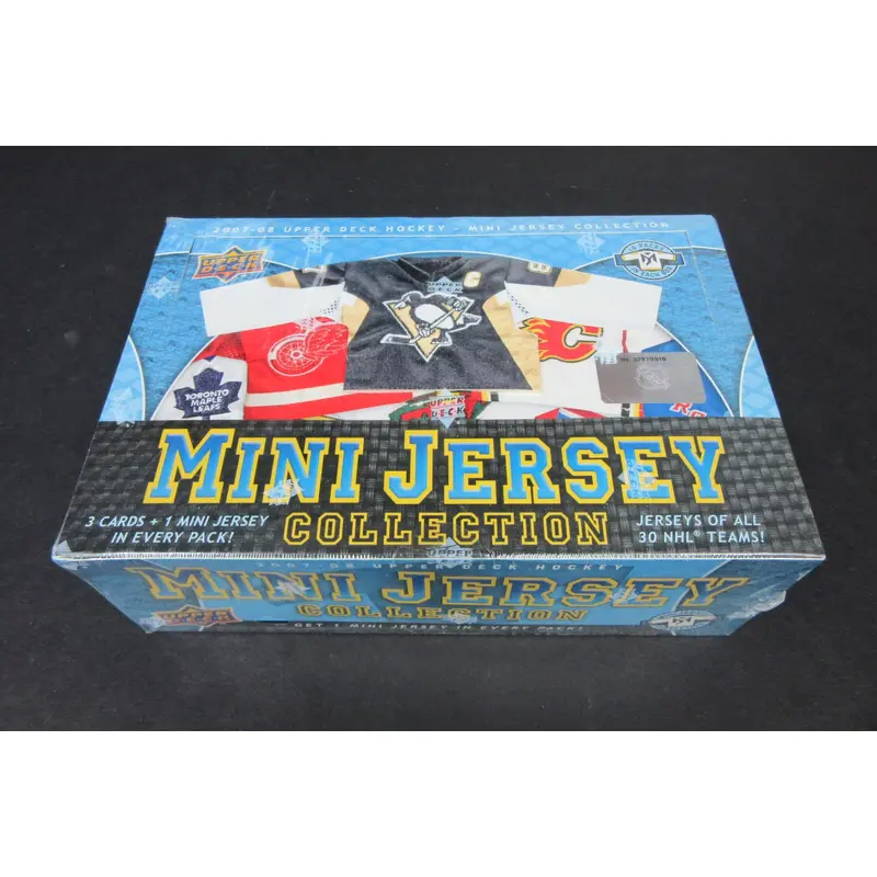 2007/08 Upper Deck Mini Jersey Collection Hockey Box (Hobby)