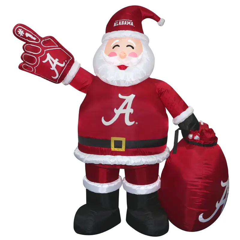 Alabama Santa Claus Yard Inflatable