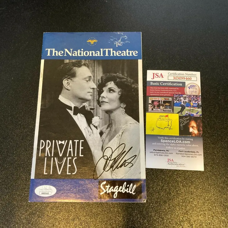 Joan Collins Signed Autographed Photo With JSA COA