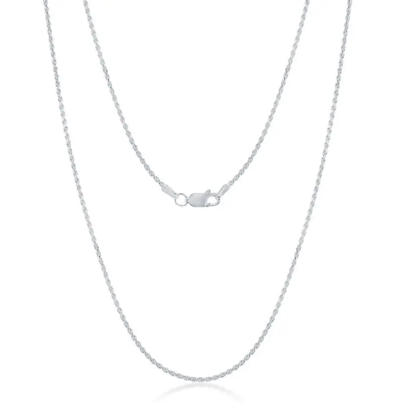 Sterling Silver 1.5mm Rope Chain