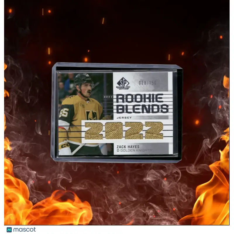 2022-23 SP Game Used Zack Hayes Blends Jersey Rookie 028/150 #RB-ZH