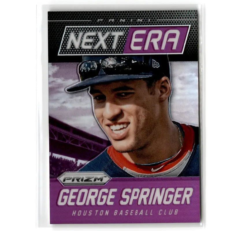 2014 Panini Prizm Next Era Prizms Purple George Springer #1 08/99